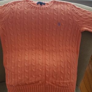 RALPH LAUREN Unisex cable knit sweater